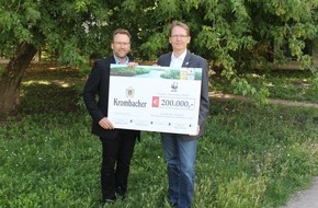 Krombacher Brauerei GmbH & Co.: Krombacher spendet 200.000 EUR an den WWF - Wildnisentwicklung in der Zerweliner Heide