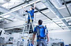 Ottobock SE & Co. KGaA: Press release: Ottobock presents new exoskeleton for comfortable overhead work