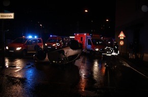 Polizei Hagen: POL-HA: Verkehrsunfall mit einer leichtverletzten Person