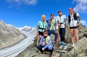 Aletsch Arena AG: Der DSV-Langlaufkader auf Höhenkurs in der Aletsch-Region