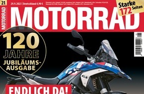Motor Presse Stuttgart, MOTORRAD: Weltpremiere zum 120. Geburtstag von MOTORRAD: Die ersten Bilder der lang erwarteten neuen BMW R 1300 GS