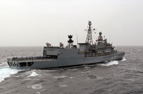 Presse- und Informationszentrum Marine: Deutsche Marine - Pressemeldung / Bilder der Woche: Südatlantiküberfahrt beendet - Marineschiffe bis Montag in Brasilien
