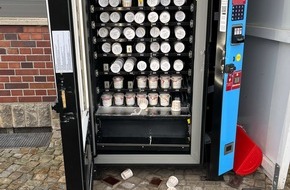 Polizei Minden-Lübbecke: POL-MI: Drei Eisautomaten im Kreis Minden-Lübbecke aufgebrochen
