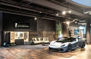 Automobili Pininfarina: Battista Hyper-GT trifft bei der MOHR GROUP in München ein, während das globale Retail-Netzwerk weiter wächst