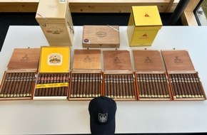 Hauptzollamt Singen: HZA-SI: Schmuggelversuch von Zigarren geht in Rauch auf / Zoll vereitelt Schmuggel von 135 Zigarren im Wert von rund 13.500 Euro. Abgaben von rund 7.000 Euro werden f&auml;llig