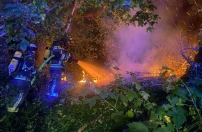 Freiwillige Feuerwehr Werne: FW-WRN: FEUER_2 - LZ1 - brennt Baum
