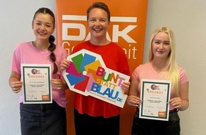 DAK-Gesundheit: Schülerinnen aus Lippstadt gewinnen Sonderpreis bei Bundeswettbewerb „bunt statt blau“