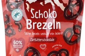 Lidl: Der ungarische Hersteller Felföldi Édességgyártó Kft. informiert über einen Warenrückruf des Produktes "MisterChoc Schoko Brezeln - salzige Brezeln umhüllt von leckerer Zartbitterschokolade, 140g"