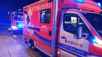 Feuerwehr Wetter (Ruhr): FW-EN: Wetter - Person hinter verschlossener Tür