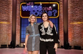 ARD Das Erste: Nora Tschirner und Svenja Jung bei "Wer weiß denn sowas?" - Das Wissensquiz vom 22. bis 26. Mai 2023, um 18:00 Uhr im Ersten