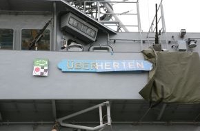 Presse- und Informationszentrum Marine: Deutsche Marine: Pressetermin/ Pressemeldung - Minenjagdboot "Überherrn" zurück aus dem Mittelmeer