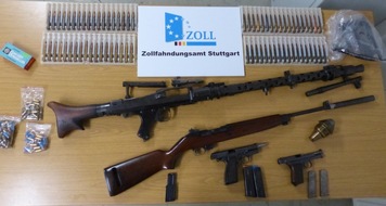 Zollfahndungsamt Stuttgart: ZOLL-S: Waffen und Munition bei Sportschützen und Sammler sichergestellt - Zollfahndung deckt bei Hausdurchsuchung illegalen Besitz von Waffen und Munition auf.