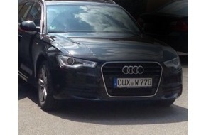 Polizeiinspektion Cuxhaven: POL-CUX: Unbekannte stehlen dunklen Audi A 6 Avant