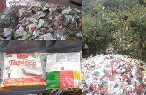 Polizeipräsidium Mittelhessen - Pressestelle: Mittelhessen: LAHN-DILL-KREIS: mehrere hundert Kilogramm Müll im Wald illegal abgeladen + in Kellerraum eingebrochen