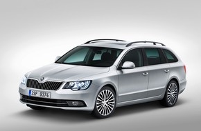 Skoda Auto Deutschland GmbH: Modelloffensive geht weiter: SKODA zeigt grundlegend überarbeiteten Superb (BILD)