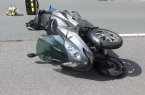Polizei Hagen: POL-HA: Rollerfahrer angefahren - Unfallverursacher fl&uuml;chtet