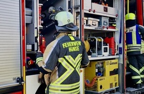 Freiwillige Feuerwehr Hünxe: FW Hünxe: Grasbrand durch Ersthelfer gelöscht