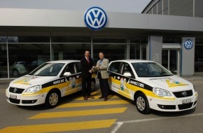 Volkswagen / AMAG Import AG: 10 VW Polo im Einsatz als ÂWeisse Raben" des ACS