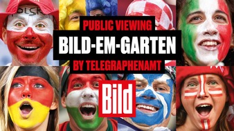 BILD: EURO24: BILD und TELEGRAPHENAMT laden zum Public Viewing in Berlin-Mitte / 750 Plätze auf dem Forum an der Museumsinsel in Berlin