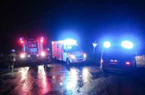 Feuerwehr Iserlohn: FW-MK: Verkehrsunfall zwischen Läger und Kesbern