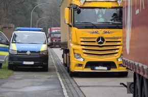 Polizeidirektion Göttingen: POL-GOE: Spezialisten der Regionalen Kontrollgruppe stellen gravierende Verstöße auf der Bundesstraße 6 fest