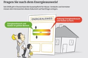 Deutsche Energie-Agentur GmbH (dena): Kein Umzug ohne Energieausweis / dena empfiehlt Mietern und Käufern von Immobilien, den Bedarfsenergieausweis zu verlangen