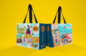 LIDL Schweiz: Lidl Suisse et la fondation Pro Juventute poursuivent leur projet commun / Des enfants décorent les sacs à provisions Lidl