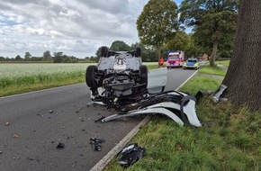 Polizeiinspektion Rotenburg: POL-ROW: ++Verkehrsunfall auf der B 71++Mopedfahrer bei Verkehrsunfall schwer verletzt++Verkehrsunfall mit hohem Sachschaden++ Wechselrichter gestohlen++Geb&auml;ude mit Farbe bespr&uuml;ht++