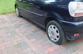Polizei Minden-Lübbecke: POL-MI: Reifen aufgestochen