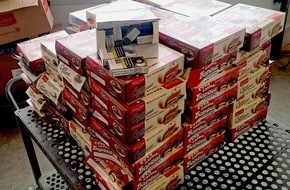 Hauptzollamt Landshut: HZA-LA: Kippen statt Kekse - Landshuter Z&ouml;llner finden 30.000 Schmuggelzigaretten