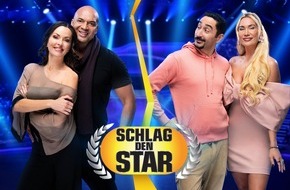 ProSieben: Beziehungstest bei "Schlag den Star": Ehepaar Soost/Hall gegen Ehepaar Fresh/Bora am Samstag auf ProSieben