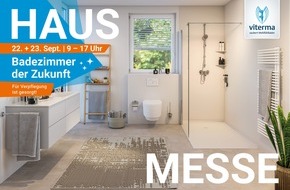 Viterma AG: Badezimmer der Zukunft: Viterma lädt zur gemeinsamen Hausmesse in 3 Ländern