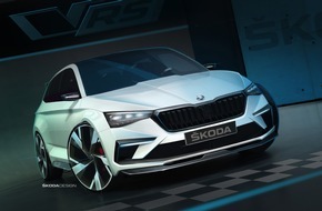 Skoda Auto Deutschland GmbH: SKODA VISION RS: sportlich und nachhaltig in die Zukunft (FOTO)