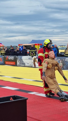 FW Wathlingen: Ortsfeuerwehr Wathlingen bei Feuerwehrwettkämpfen in Gera