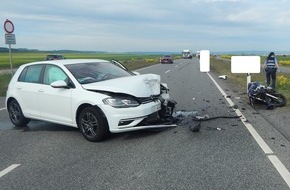 Polizeidirektion Mayen: POL-PDMY: Verkehrsunfall mit schwerverletztem Motorradfahrer