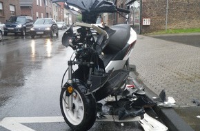 Polizei Düren: POL-DN: Zweiradfahrer übersehen