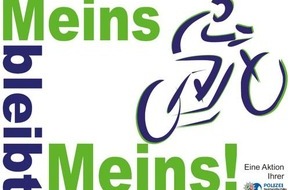 Polizei Münster: POL-MS: "Meins bleibt Meins!" - die Fahrradregistrierungs-Kampagne des Polizeipräsidiums Münster