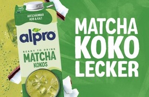 Danone DACH: Alpro lanciert Ready to Drink Matcha mit Kokosnuss