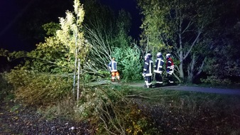 Freiwillige Feuerwehr Werne: FW-WRN: Sturmschaden zu SimJü