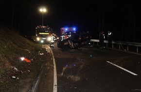 Kreispolizeibehörde Olpe: POL-OE: Verkehrsunfall mit 3 leicht verletzten Personen