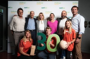 Sanitas Krankenversicherung: Il club di ginnastica Grindel vince il Sanitas Challenge Award 2023 nazionale con il progetto "Korbball-Parcours"