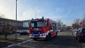 Freiwillige Feuerwehr Celle: FW Celle: Papierkorb brennt in Berufsbildenerschule