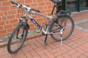 Polizeidirektion Göttingen: POL-GOE: (487/2012) Mountainbike in Ebergötzen aufgefunden - Polizei sucht Eigentümer
