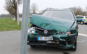 Polizei Minden-Lübbecke: POL-MI: Ein Leichtverletzter nach Unfall in Lashorst