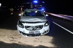 Polizeidirektion Neustadt/Weinstraße: POL-PDNW: Polizeiautobahnstation Ruchheim - Verkehrsunfall verursacht Vollsperrung auf BAB 6