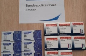 Bundespolizeiinspektion Bad Bentheim: BPOL-BadBentheim: 100 Ampullen Testosteron bei Zugreisenden sichergestellt