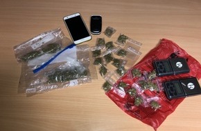 Kreispolizeibehörde Rhein-Kreis Neuss: POL-NE: Verdacht auf Drogenhandel - Polizei findet bei Jugendlichen Drogen