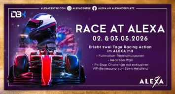 B.C Neumann PR: ALEXA l&auml;dt zum Erlebniswochenende mit verkaufsoffenem Sonntag / Race at ALEXA
