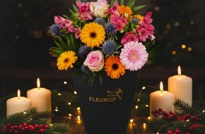 Fleurop AG: Weihnachten in voller Blüte: Blumen, Kränze und Weihnachtsbäume für die Adventszeit / Fleurop bringt mit festlicher Floristik Freude, Nähe und Solidarität in die Adventszeit