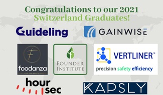 Founder Institute Schweiz: Founder Institute Schweiz lanciert neue Tech Startups / Die Ortsgruppe des weltweit grössten Pre-Seed-Startup-Accelerators gibt die Absolventen des Frühjahrssemesters 2021 bekannt